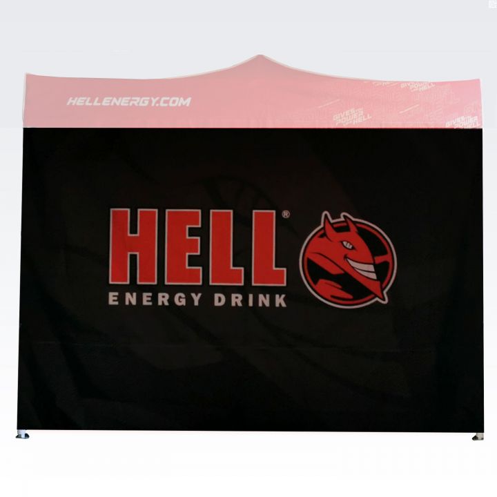 Reklamný stan s tlačeným logom